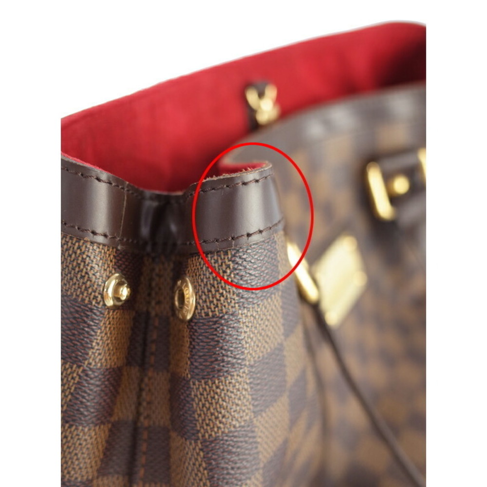 Louis Vuitton Damier Ebene Brown Hampstead Tote Bag - Picture 8 of 8